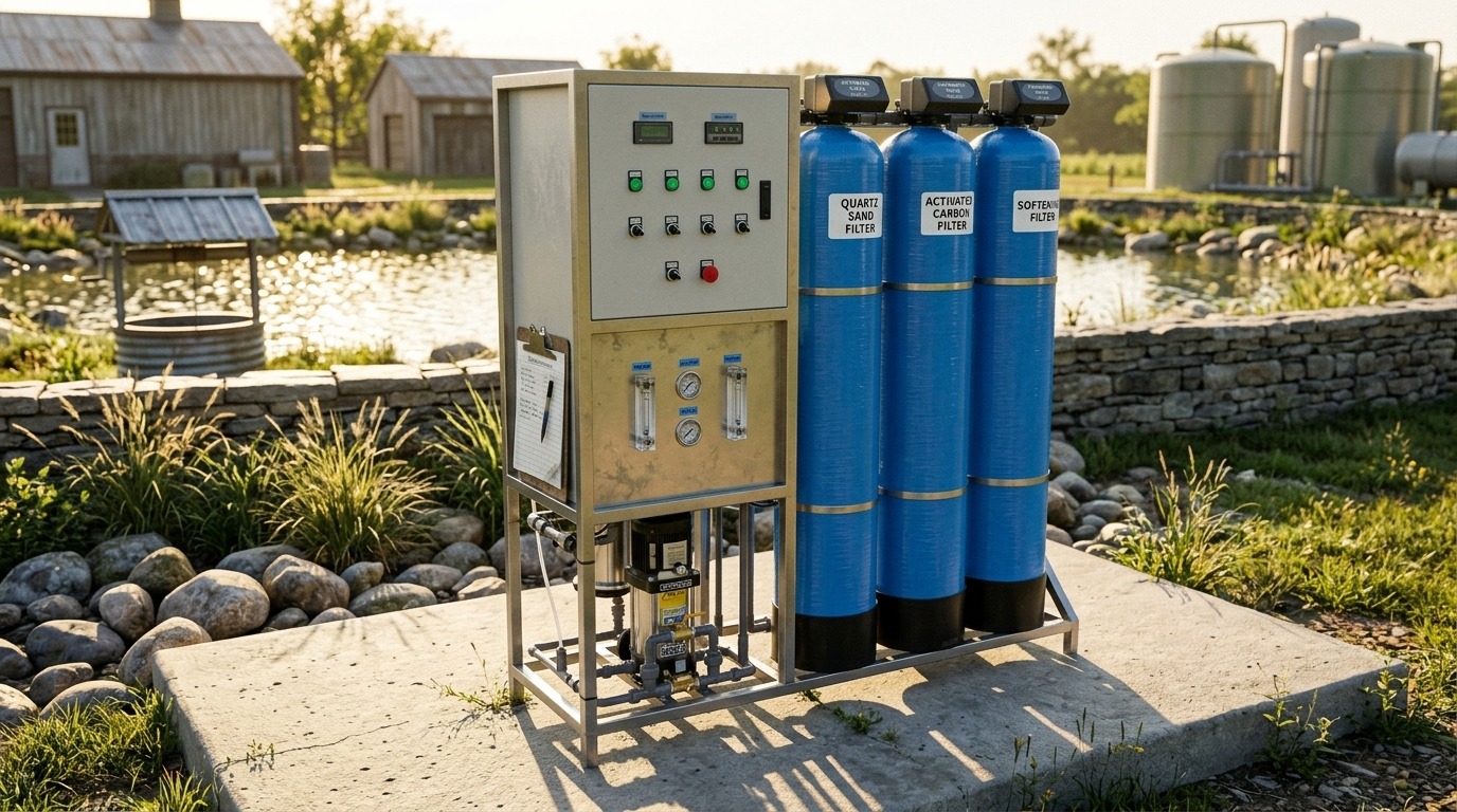 Ultrafiltration system. - 1000 LPH