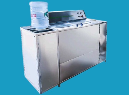 BOTTLE WASHING MACHINE DOUBLE BOWL
